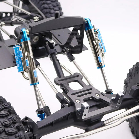 Installed Blue 125mm Dope Simulated Negative Pressure Damper Shock Absorber For RC Crawler UT4 TRX4 RR10 Wraith DIY Upgrade