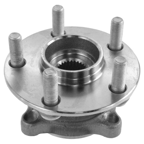 Close-up of 2 Front And 2 Rear Wheel Bearing And Hub Assemblies Set for 2009 to 2013 Forester, showing OEM-like quality.