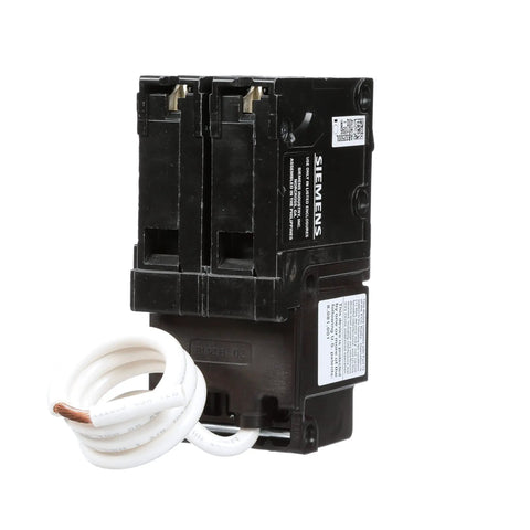 40 Amp Ground Fault Circuit Interrupter GFCI Circuit Breaker 2 Pole 120 to 240 Volt 10,000 AIC UL 943 Self Test for spas