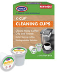 Five Pack Coffee Machine Cleaning Pods For Keurig 1.0 And 2.0 And All Single Serve Brewers designed to remove coffee oils and residue