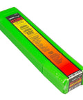 E6013 Welding Rod 5/32 Inch, 5 Pound box showing product label and green packaging, ideal for beginners and pros in all positions.