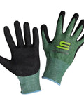 Dy-Max Continuous Thread Spearfishing Gloves With Nitrile Palm Grip, Tight Cuff, And Chemical Resistant Design, X Large