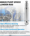 Quick Swap Plunger Rod 24B825 for 290Cc Airless Paint Sprayers, durable design for Xtreme X25 X45 models.