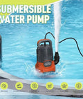 Heavy Duty Workhorse Submersible Sump Pump With 1Hp Electric Motor And 4000 Gph Swift Flow Thermoplastic Housing in action