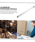 Pro Grade Rock Solid Aluminum Extrusion Profile Featuring T Track Slot Guide And Linear Rail Hardware For Bullseye Precision Automation Jigs and Slick Glide Action, shown in workshop use.