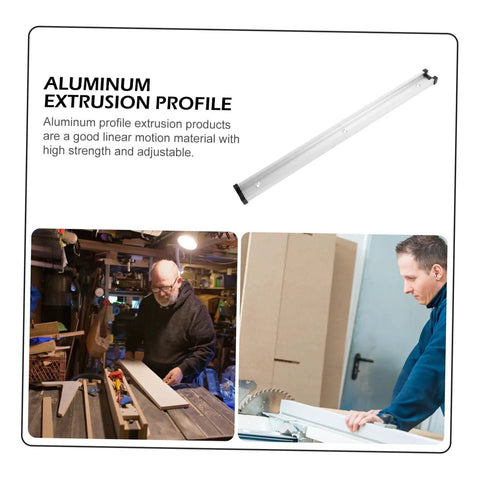 Pro Grade Rock Solid Aluminum Extrusion Profile Featuring T Track Slot Guide And Linear Rail Hardware For Bullseye Precision Automation Jigs and Slick Glide Action, shown in workshop use.