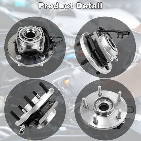 Beefed Up Pair Front Wheel Bearing And Hub Assembly 513273 Direct Replacement For 2008 To 2016 Town And Country 2008 To 2020