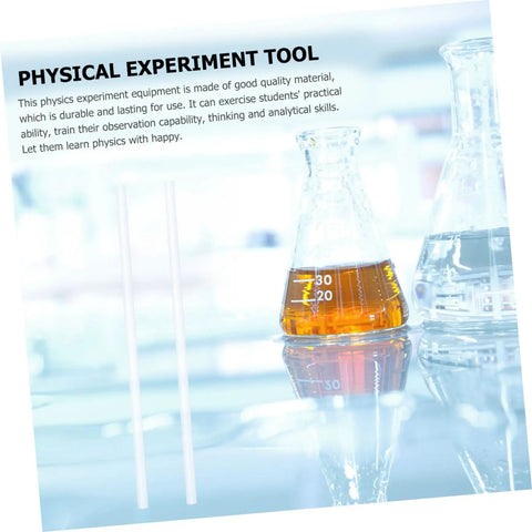 Electrostatic Science Kit For Middle School Classrooms And Home Labs Glass Rods And Silk Cloth Demonstrations with flasks