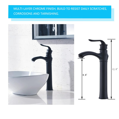 16 Inch Oval Bathroom Vessel Sink And Brushed Nickel Faucet Combo In White Ceramic Porcelain Above Counter Design With Pop Up Drain Vanity Sink Set For A Sleek Modern Bathroom Upgrade And Easy Install, shown with multi-layer chrome finish.