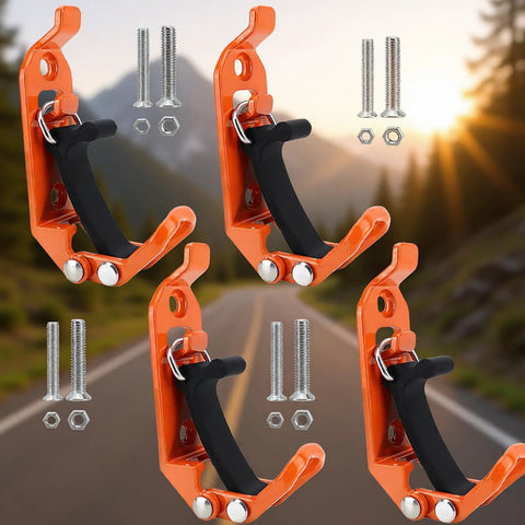 Multi Tool Fixation Car Roof Rack Fastener Quick Install Mount For Shovels Hammers Rakes And More Universal Fit Wide Diameter Tool Compatibility