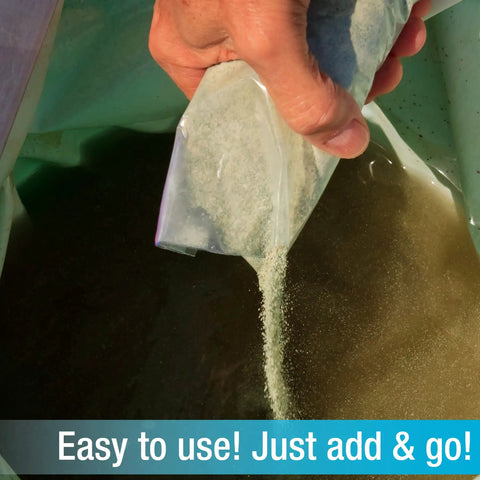 Congelz Waste Water Solidifier Gel Turns Liquid Into Solid For Easy Cleanup, Spill Absorption, Landfill Safe And Legally Disposed, 15 Pound, ASTM 9095B Compliant