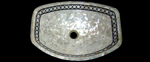 Score This Game Changer 24 By 19 Rectangle Marble Overlay Countertop Sink For Modern Bathroom Kitchen Or Bar Vanity Premium Glaze Smooth Finish Low Maintenance Dope Design, top view.