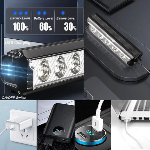 Ultra Bright LED Bike Light With USB Rechargeable Front Headlight For Late Night Rides Waterproof Bicycle Headlamp 5 Modes Up To 2500 Lumen MTB Off Road Long Lasting 4800mAh Battery For All Weather Trails