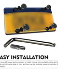 Heavy Duty M6 Tamper Proof License Plate Screws Straight Up Crafted From Top Shelf 304 Stainless Steel with installation tools.