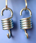 Heavy Duty Hammock Chair Spring 1100Lbs 4 Inch Hook For Porch Swing Outdoor Patio Premium Stainless Steel Suspension System close-up