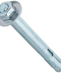 Hex Sleeve Anchor Three Eighths Inch By Three Inches For Concrete Block And Brick Mounting Red Head Zinc Plated Steel With Drill Bit