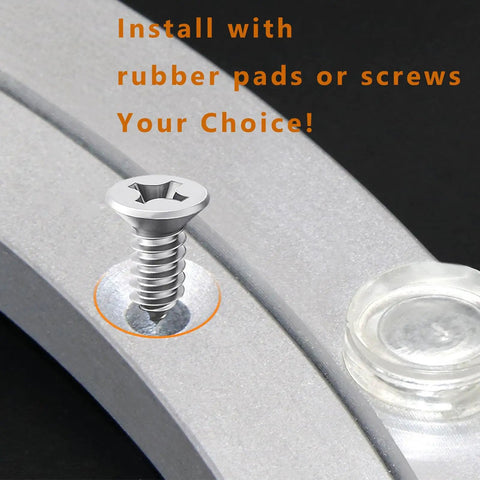 Heavy Duty Swivel Base Turntable Kit 32 Inch with screw and rubber pad installation options
