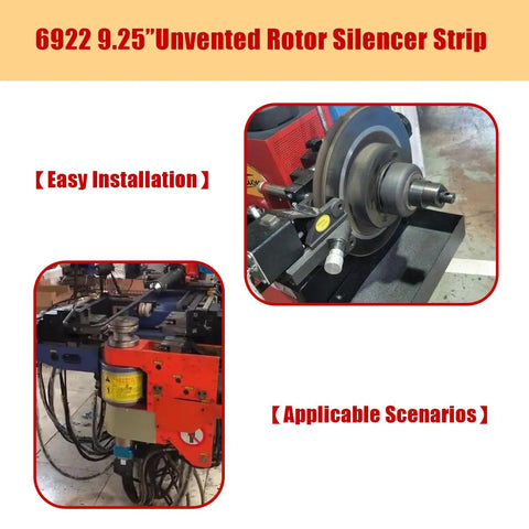 Brake Lathe Silencer 9.25 Inch Band Fit For Most Standard Lathes shown installed on machinery in workshop setting