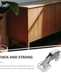 Heavy Duty Hydraulic Soft Close Cabinet Hinges With Rock Solid Buffer Dampers Crafted From Quality Cold Rolled Steel To Keep Kitchen Cupboards Gliding Smooth And Totally Slam Free on wooden cupboard.
