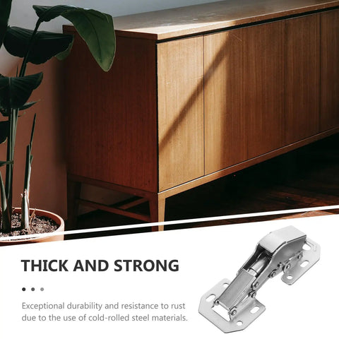 Heavy Duty Hydraulic Soft Close Cabinet Hinges With Rock Solid Buffer Dampers Crafted From Quality Cold Rolled Steel To Keep Kitchen Cupboards Gliding Smooth And Totally Slam Free on wooden cupboard.