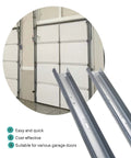 Garage Door Side Tracks Rails Replacement Kit For 8 Foot Doors With 2 Inch Rollers Galvanized Steel Vertical Tracks
