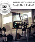 2 Pack Bearing Pulley Wheel For Gym Gear And Home Workout Pro Grade Equipment Durable Round Pulleys For Cable Machines And Sliding Door Rollers Easy To Install Quickly, aluminum pulley in gym machine