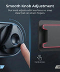 Close-up of Two Pack Magnetic Monitor Bracket with adjustable knob for easy dual monitor setup and quick screen alignment.