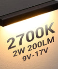 8 Pack Outdoor LED Hardscape Lights For Steps Retaining Walls And Decks, 7 Inch Paver Lights, 2700K warm glow close-up