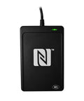 Black USB NFC Go To Reader And Writer For Windows Mac Linux with PC Link and Card Emulation, NFC Forum Certified