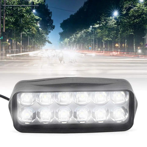 Universal Motorcycle LED Light With Heat Dissipation Bracket Built To Last High Brightness 12V 80V Wide Voltage Conversion Lamp For Motorcycle Electric Bike And Tricycle