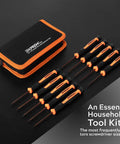 Compact 10 In 1 Torx Screwdriver Set Covers T2 To T15 With Solid And Security Bits Perfect For Fixing Macbook, Xbox, PS5, Ring Doorbell, Or Computer Gear At Home Or On The Go Without Breaking A Sweat. Torx screwdriver kit with 10 S2 steel bits and carry case