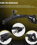 Beefed Up Front Suspension Kit For Honda Accord 2013 To 2017 And Acura TLX 2015 To 2020 2.4L With Front Lower Control Arms Ball Joints Inner And Outer Tie Rods And Sway Bar End Links