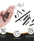4 Pack M6 x 80mm Single Hole Clevis Pins With Black Finish For Quick Connects Heavy Duty Hardware For Mechanical Linkages Suspension Hinges Rigging Lifting Gear Farm Aviation And Construction Projects black pins with split pins in hand