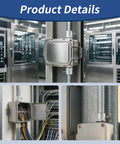Rugged 1/2 Inch EMT Set Screw Connector With Insulated Throat Protection And Corrosion Resistant Zinc Plated Steel For Secure Electrical Conduit Connections In A Heavy Duty 25 Pack For Tradesmen And Diy Guys Doing Quick Wiring Work Indoors, shown in a wiring setup.