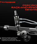 Electronic Power Steering Rack And Pinion Assembly For Kia Soul 2014 2019 showing precision meshing and inner components.