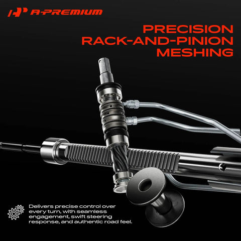Electronic Power Steering Rack And Pinion Assembly For Kia Soul 2014 2019 showing precision meshing and inner components.