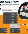 Interlock Generator Kit For 150 Or 200 Amp Main Breaker Panels Fits One And One Quarter Inch Space On Main And Branch Boxes UL Tested