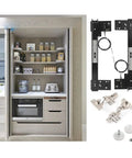 Heavy Duty Pro Grade Drawer Slides For Cabinets And Wardrobes with Hidden Telescopic Rail System for smooth quiet close