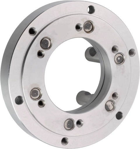 8 Inch 3 Jaw Self Centering Lathe Chuck With D1 6 Camlock Backing Plate Scroll Style Two Piece Reversible Jaws