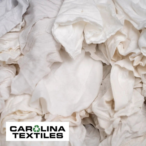 White Cotton Wiping Rags Set Made From Premium T Shirt Material Lint Free Cleaning Cloths For Automotive Detailing Industrial Shop Kitchen Cleaning And General Maintenance 25 Lbs.