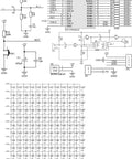 Schematic diagram for Music Spectrum LED Light Soldering Practice Kit With PCB Enclosure And Audio Level Indicator