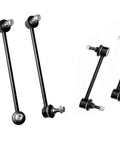 Acura RDX Front And Rear Sway Bar Link Kit 2013 To 2018 Replace Worn Links To Eliminate Clunking And Tighten Handling For A Smoother Responsive Ride Performance Upgrade, black steel links