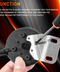 Air Pressure Switch 1.74 In WC Replacement for Intertherm and Miller HVAC Gear, black round component with metal bracket