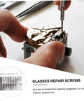 1000 Pcs Sunglasses Repair Screws Kit With Storage Case For Eyeglasses Watches And Jewelry Compact Grab And Go Tool Set