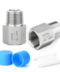TAISHER 304 stainless steel 1/2 in NPT male x 1/2 in NPT female check valve pair