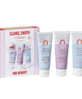 Travel Friendly Skin Care Gift Set Featuring A Gentle Facial Cleanser KP Body Scrub For Silky Skin And Ultra Repair Cream For Deep Hydration And Nourished Skin.