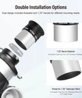 4Mm 1.25 Inch Plossl Eyepiece With Fully Multi Coated Optics 4 Element Plossl Design 1.25 Inch Filter Threaded