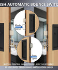 Zero Profile Pocket Door Lock Privacy Hardware With Flush Mount Pull Handle No Fuss Heavy Duty Pocket Door Latch installation