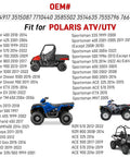 Fit list for Built Tough Smooth Rolling Heavy Duty Rear Wheel Bearing Hub Assembly Kit For Polaris Atv Utv 40X74X40 Mm.