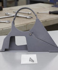 Heavy Duty Industrial Conveyor Belt Cover Protective Guard Against Dust And Debris Built Rock Solid Commercial Machinery Replacement Accessories To Keep Things Rolling Smooth in gray with mounting hardware.